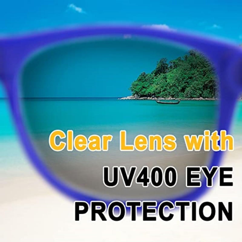 INNOCHEER Party Sunglasses for Kids with UV400 Protection Eyewear Neon Sunglasses for Boys, Girls - Great Gift for Party Favors, Birthday Party and Outdoor Activity - Image 3